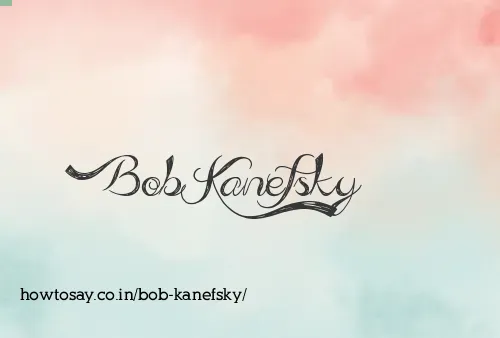 Bob Kanefsky