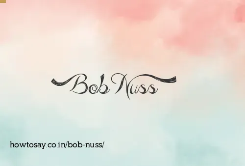 Bob Nuss