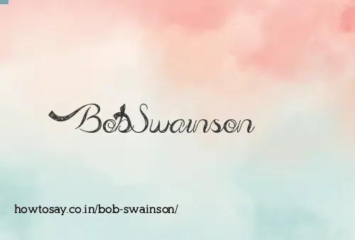 Bob Swainson