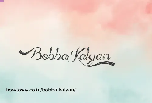 Bobba Kalyan