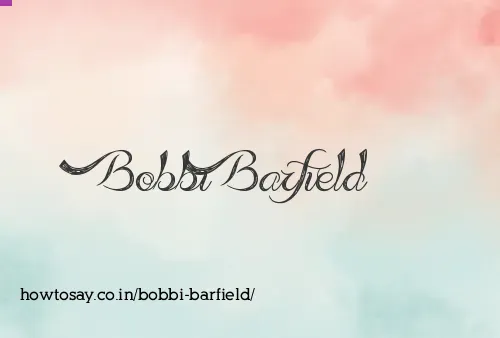 Bobbi Barfield