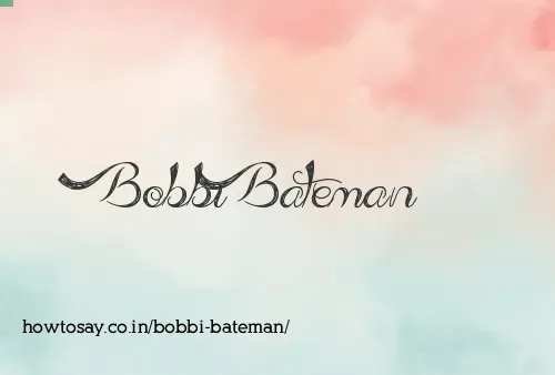 Bobbi Bateman