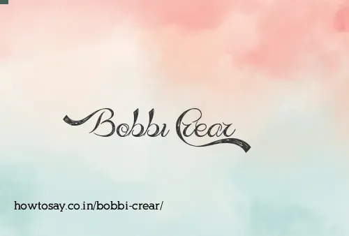 Bobbi Crear