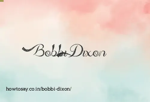 Bobbi Dixon