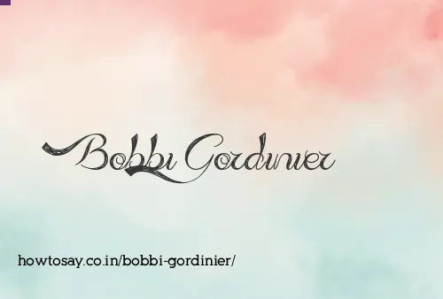 Bobbi Gordinier