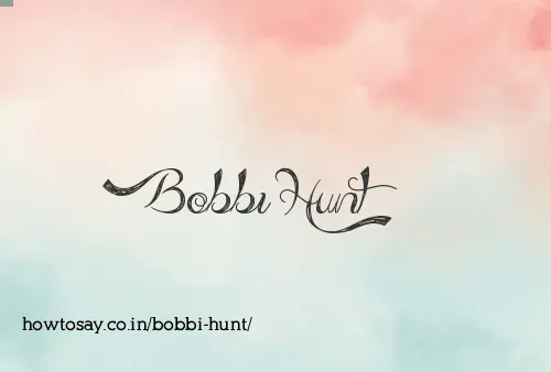 Bobbi Hunt