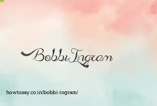 Bobbi Ingram