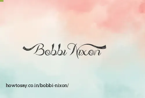 Bobbi Nixon