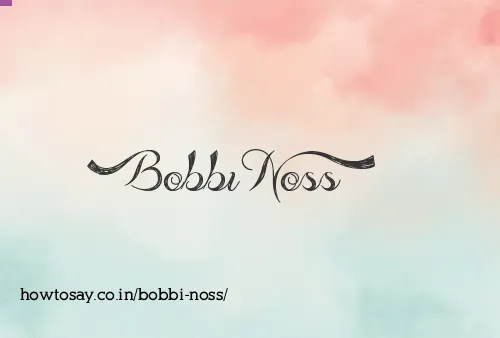 Bobbi Noss