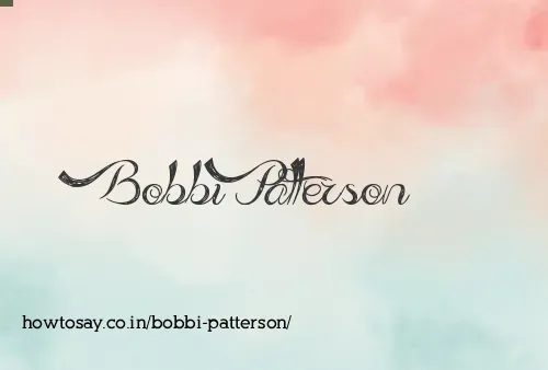 Bobbi Patterson