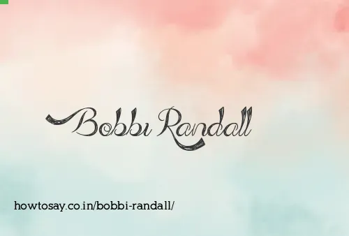 Bobbi Randall