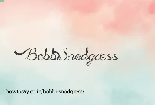 Bobbi Snodgress