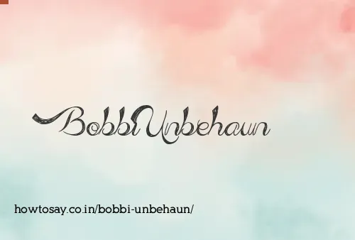 Bobbi Unbehaun