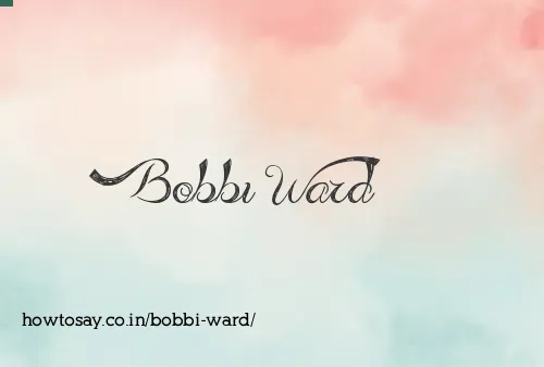 Bobbi Ward