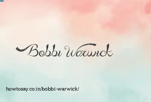 Bobbi Warwick