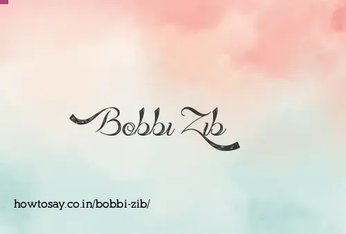 Bobbi Zib