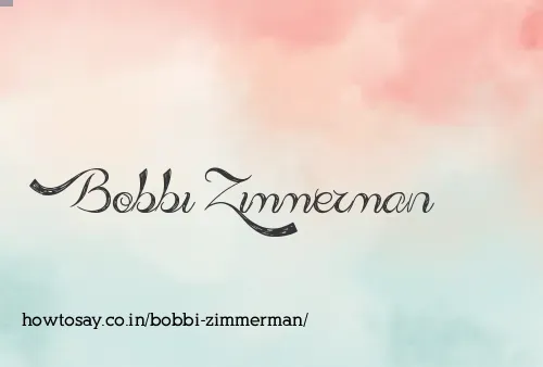 Bobbi Zimmerman
