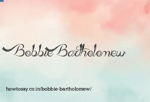 Bobbie Bartholomew
