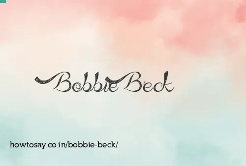 Bobbie Beck