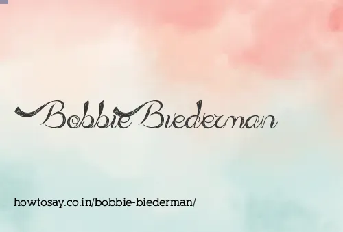 Bobbie Biederman