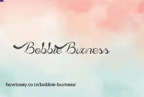 Bobbie Burness