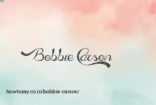 Bobbie Carson