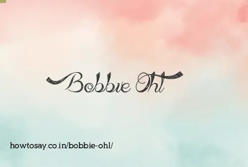 Bobbie Ohl