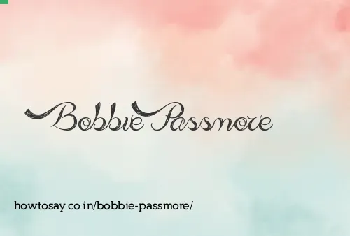 Bobbie Passmore