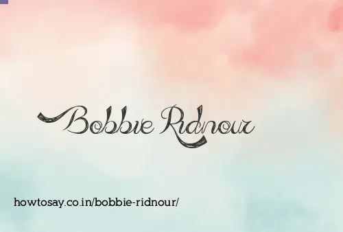 Bobbie Ridnour