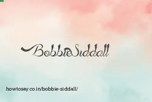 Bobbie Siddall
