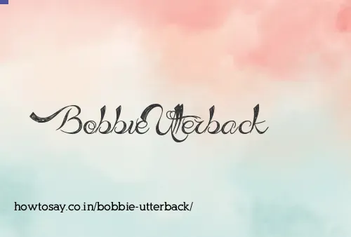 Bobbie Utterback
