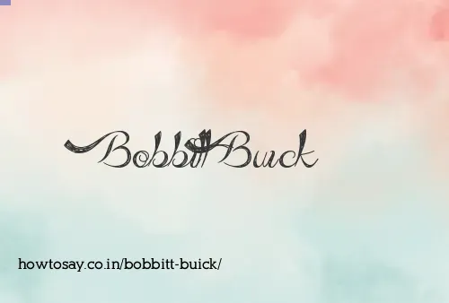 Bobbitt Buick