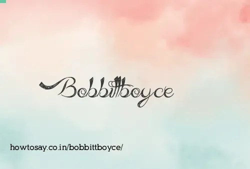 Bobbittboyce