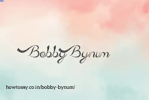 Bobby Bynum
