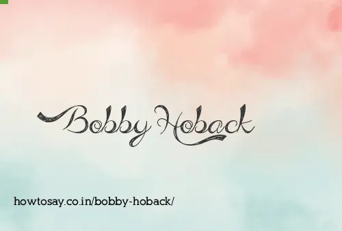 Bobby Hoback