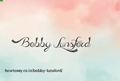 Bobby Lunsford