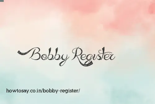 Bobby Register