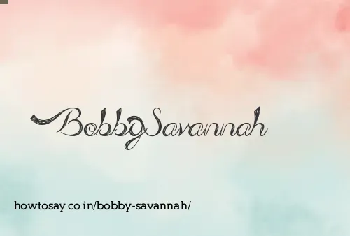 Bobby Savannah