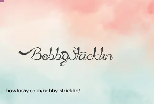 Bobby Stricklin