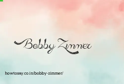 Bobby Zimmer