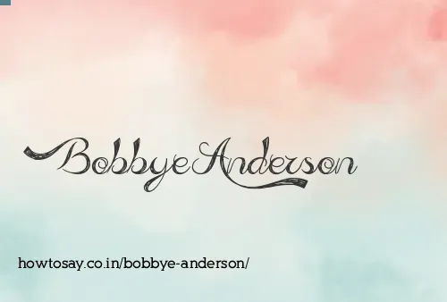 Bobbye Anderson