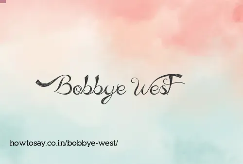 Bobbye West
