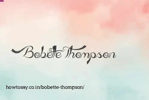 Bobette Thompson