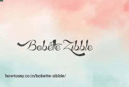 Bobette Zibble
