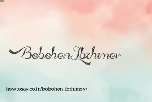 Bobohon Ibrhimov