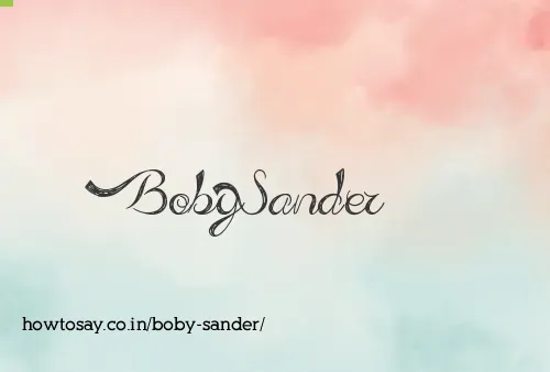 Boby Sander