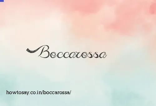 Boccarossa