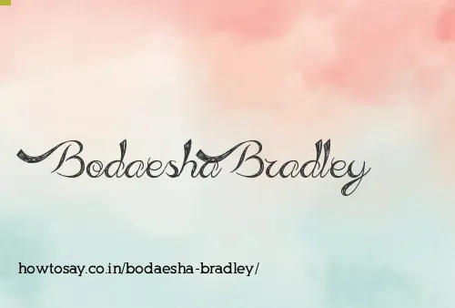Bodaesha Bradley