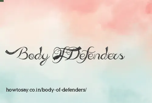 Body Of Defenders