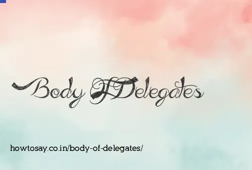 Body Of Delegates